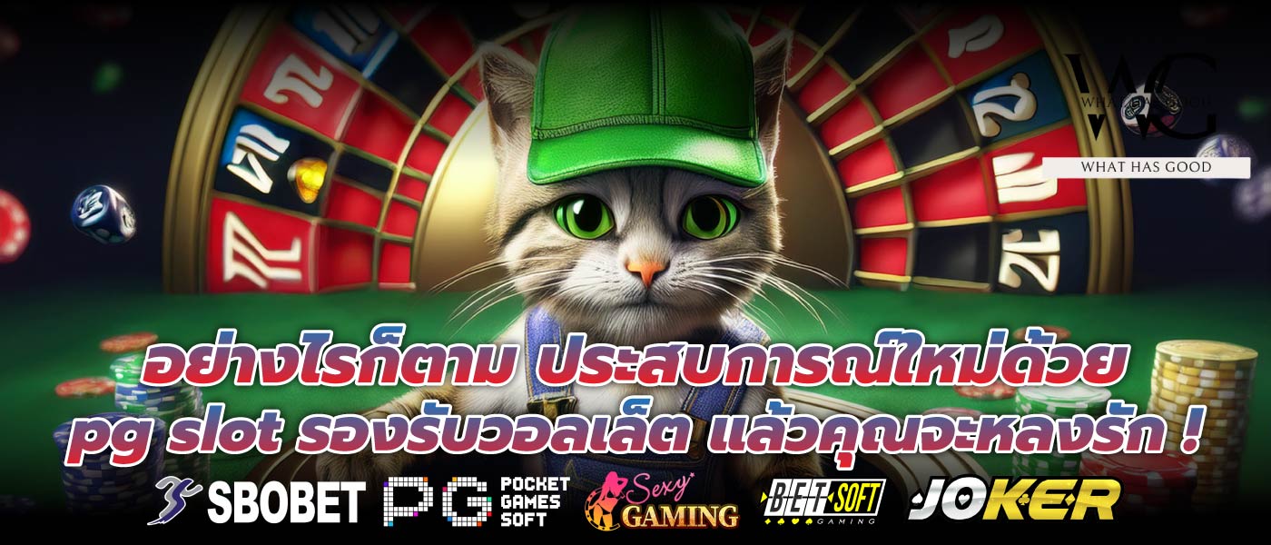 อย่างไรก็ตาม ประสบการณ์ใหม่ด้วย pg slot รองรับวอลเล็ต แล้วคุณจะหลงรัก !